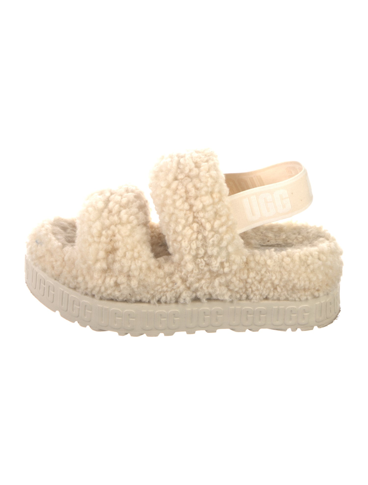 UGG Shearling Slingback Sandals