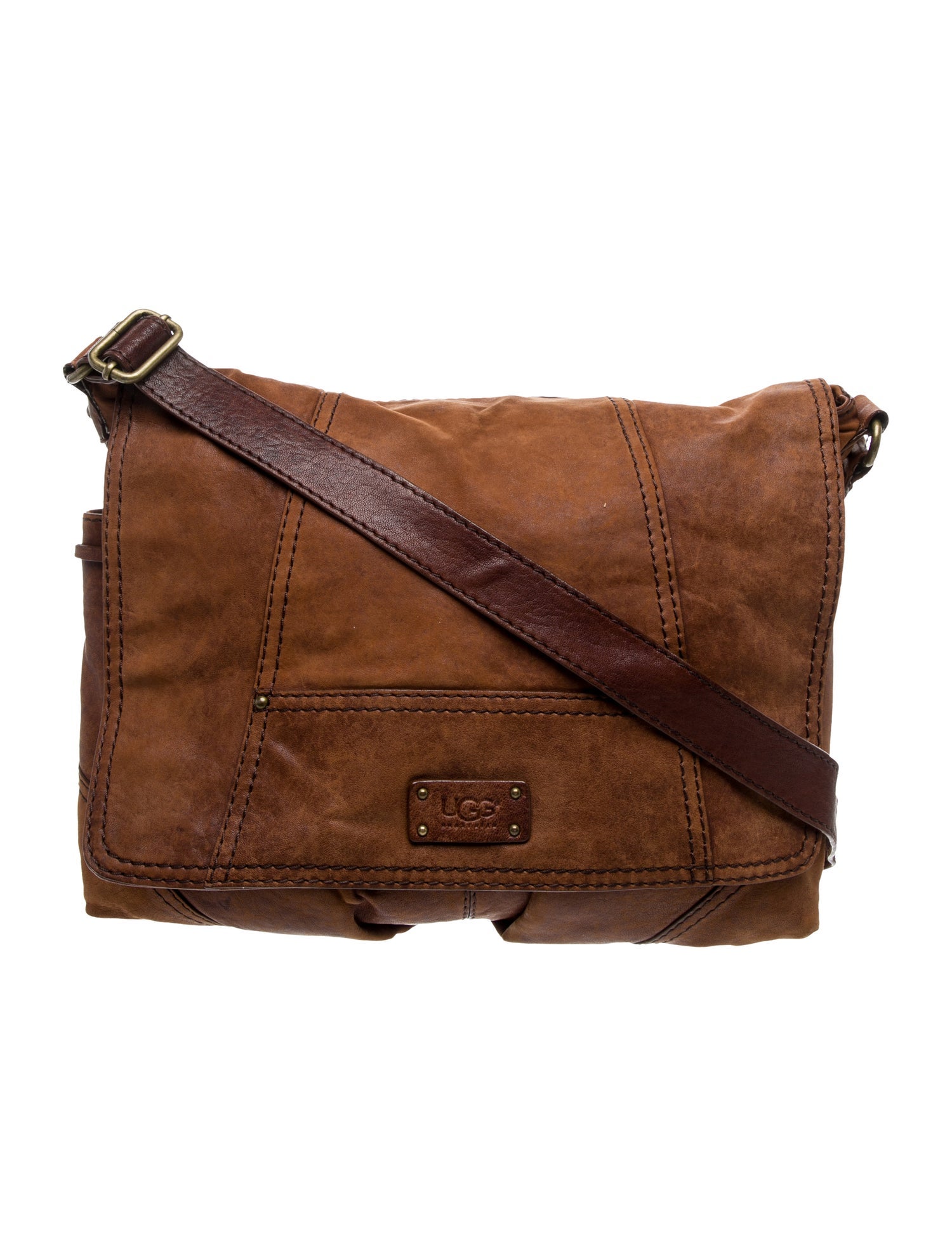 UGG Leather Messenger Bag