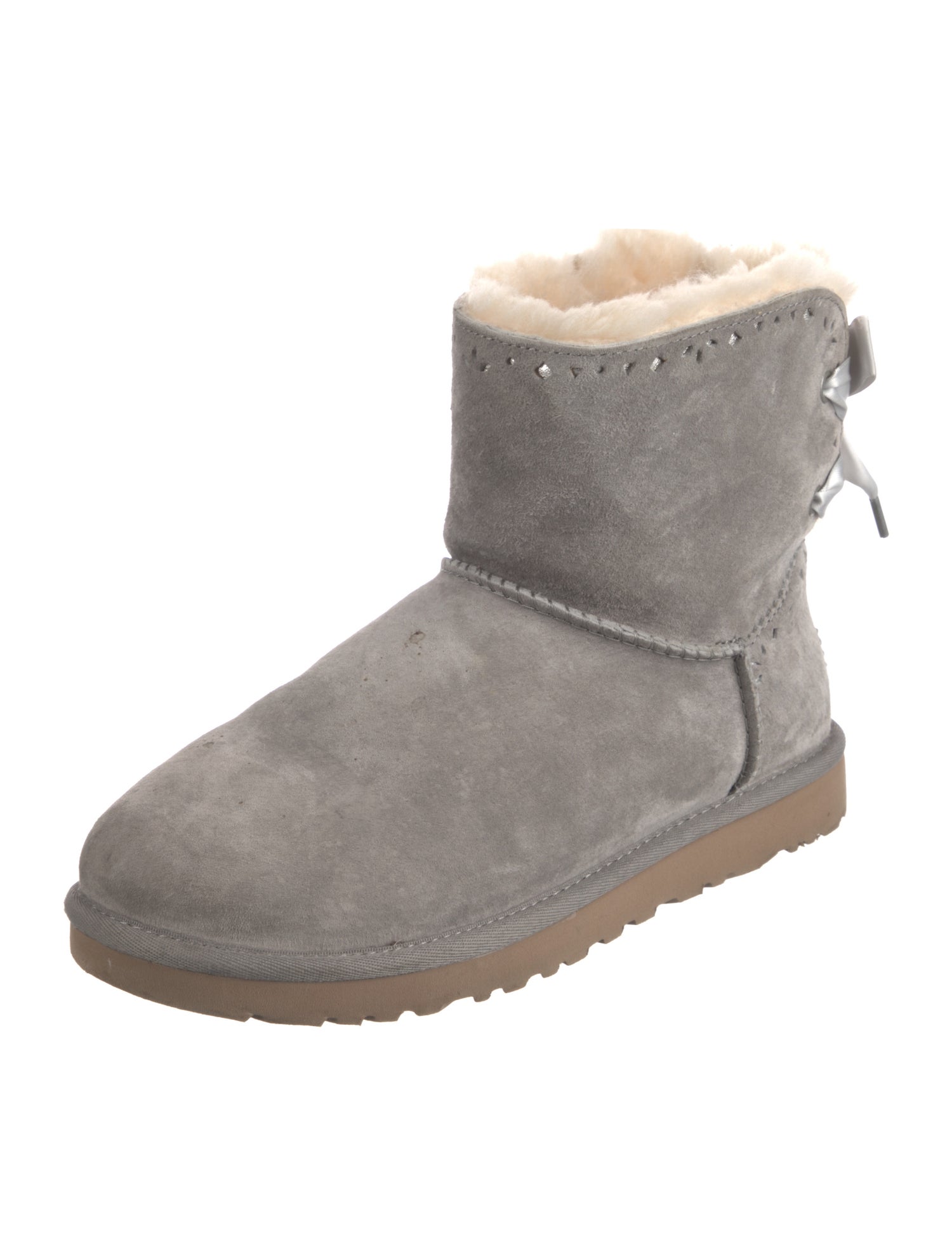UGG Suede Bow Accents Boots