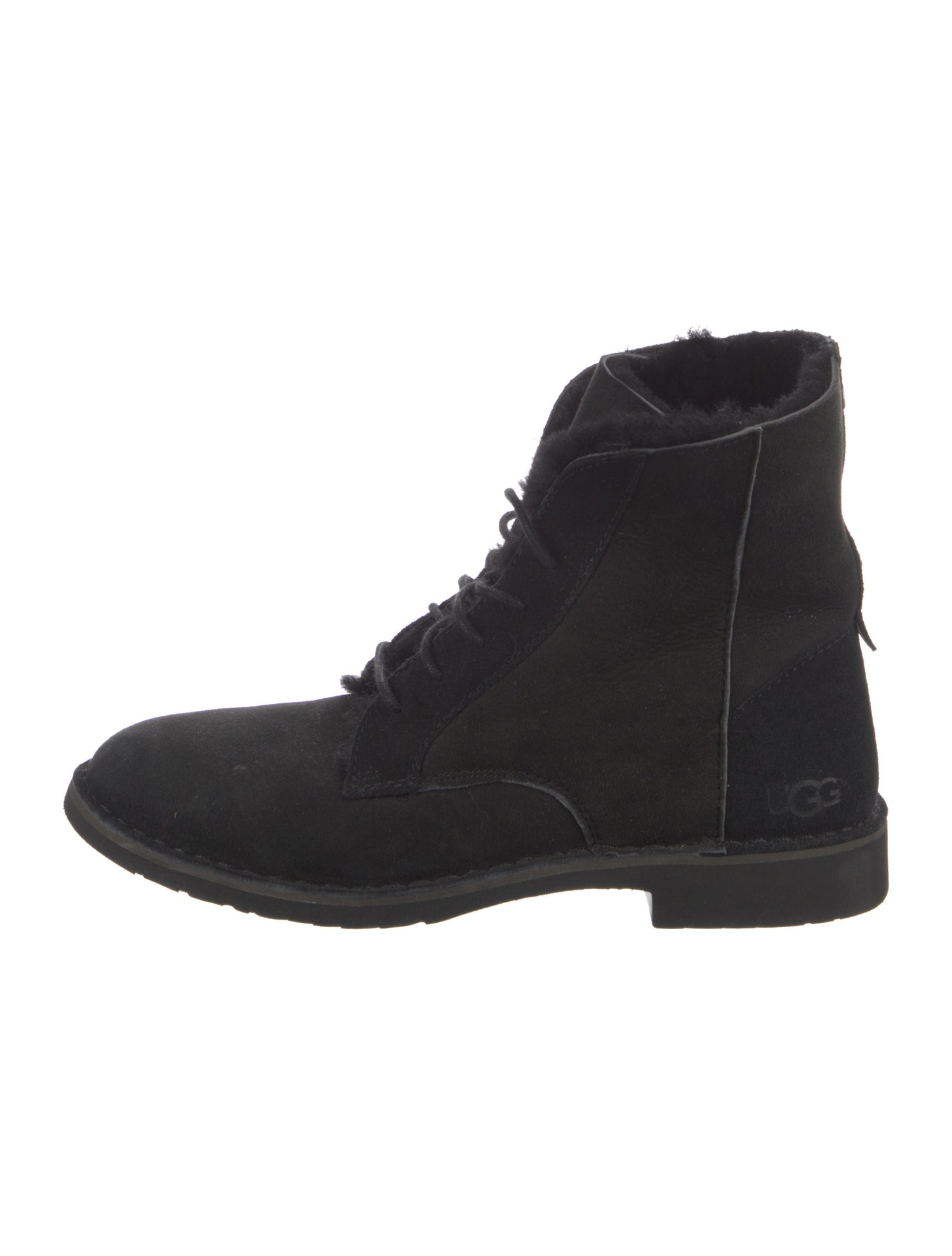 UGG Suede Combat Boots