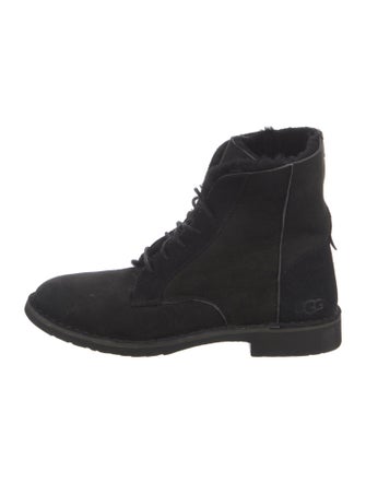 UGG Suede Combat Boots
