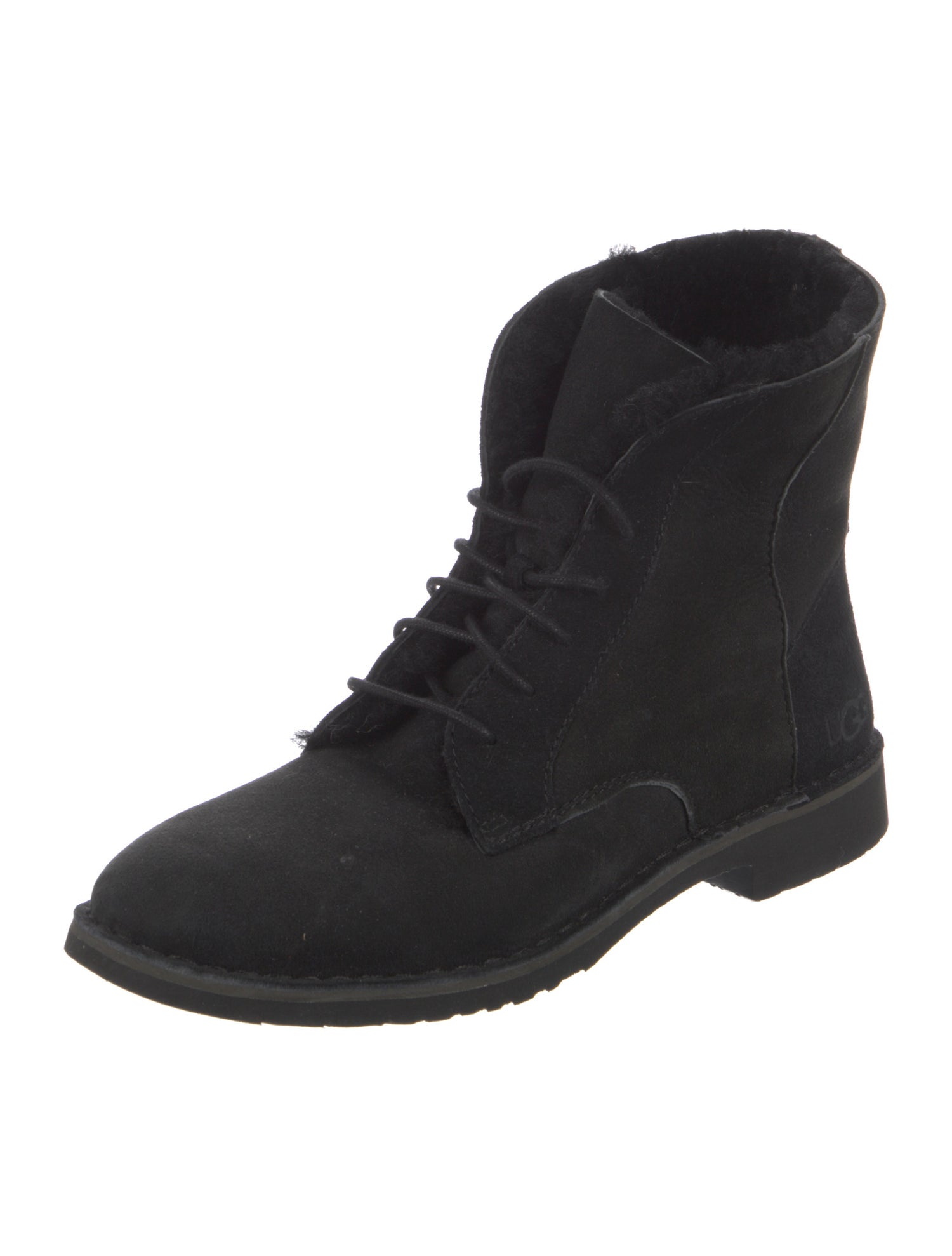 UGG Suede Combat Boots