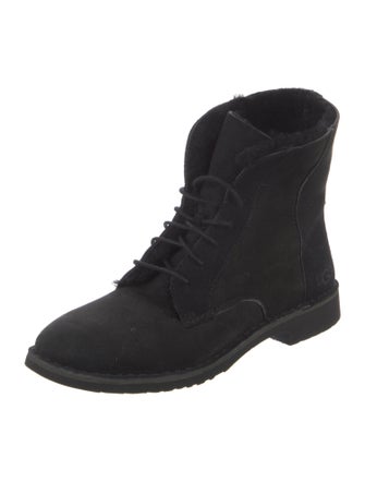 UGG Suede Combat Boots