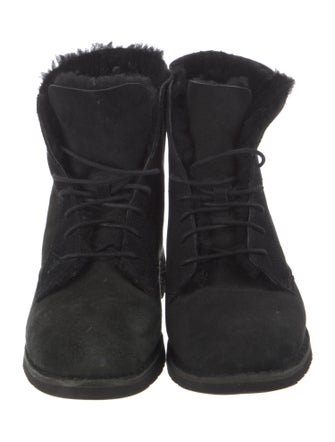UGG Suede Combat Boots