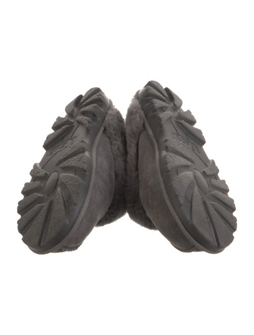 UGG Suede Fur Trim Mules