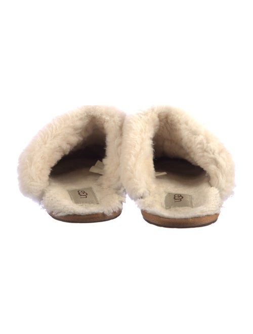 UGG Suede Fur Trim Mules