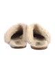 UGG Suede Fur Trim Mules