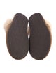 UGG Suede Fur Trim Mules