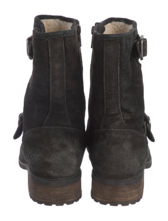 UGG Suede Moto Boots