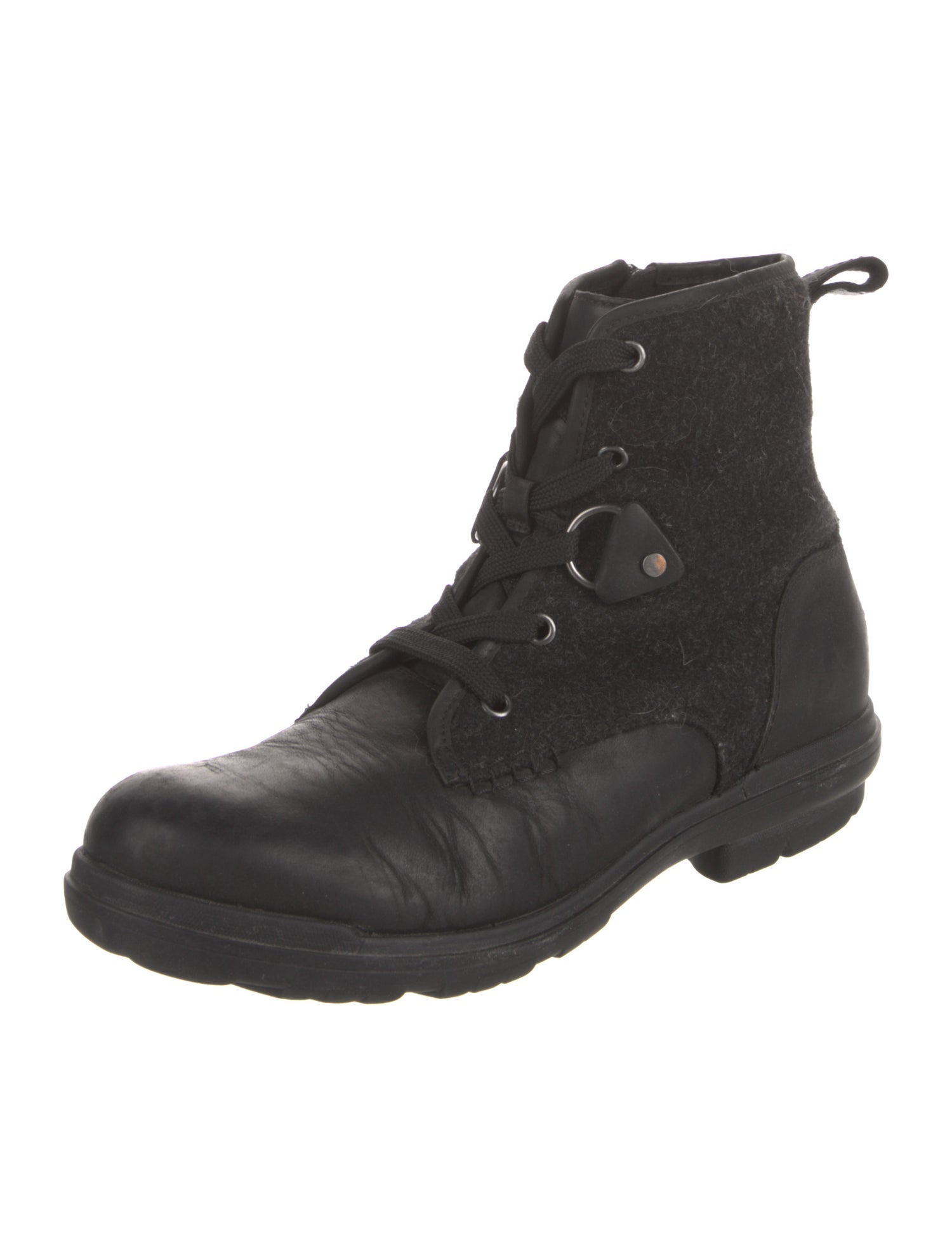 UGG Leather Lace-Up Boots