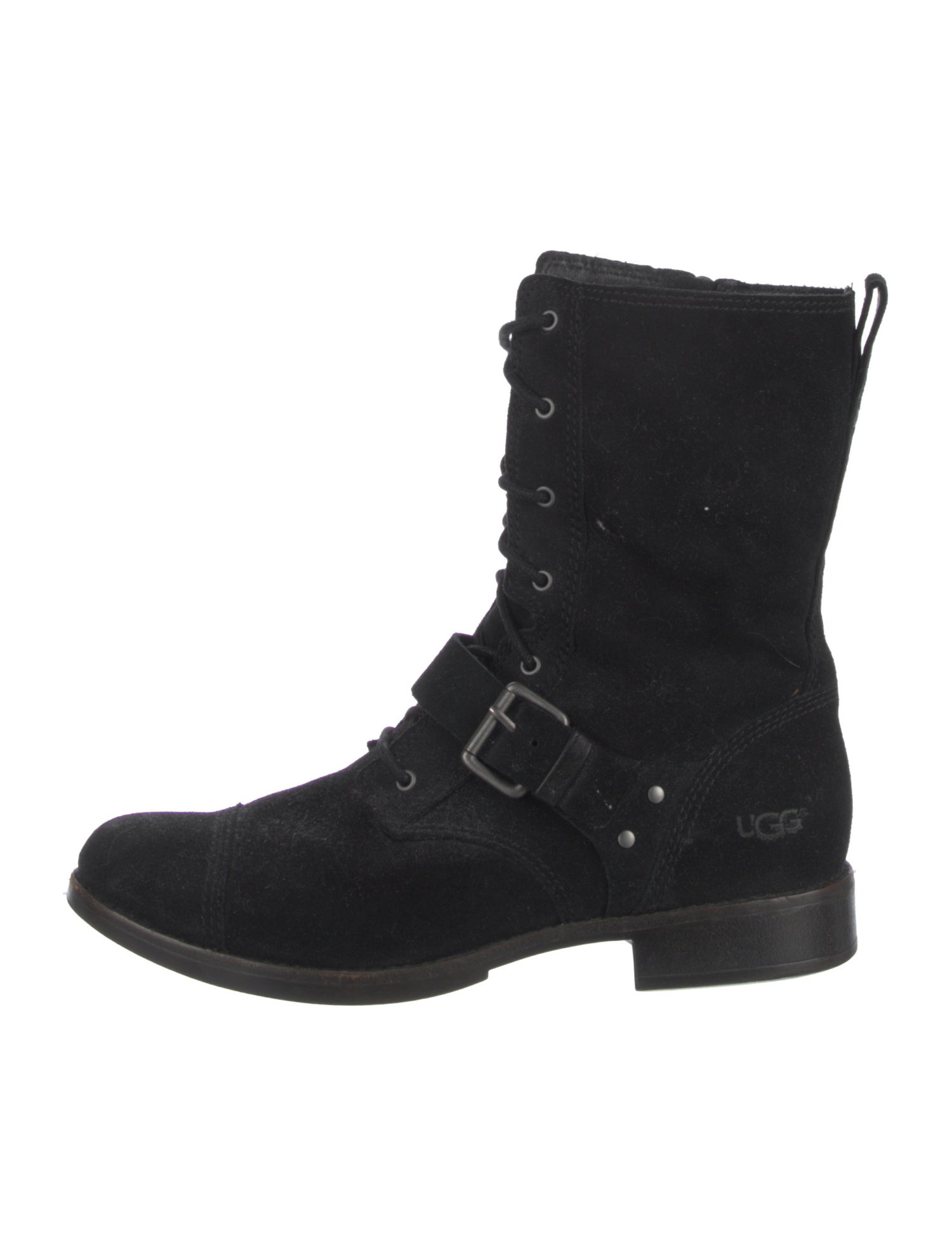 UGG Suede Combat Boots