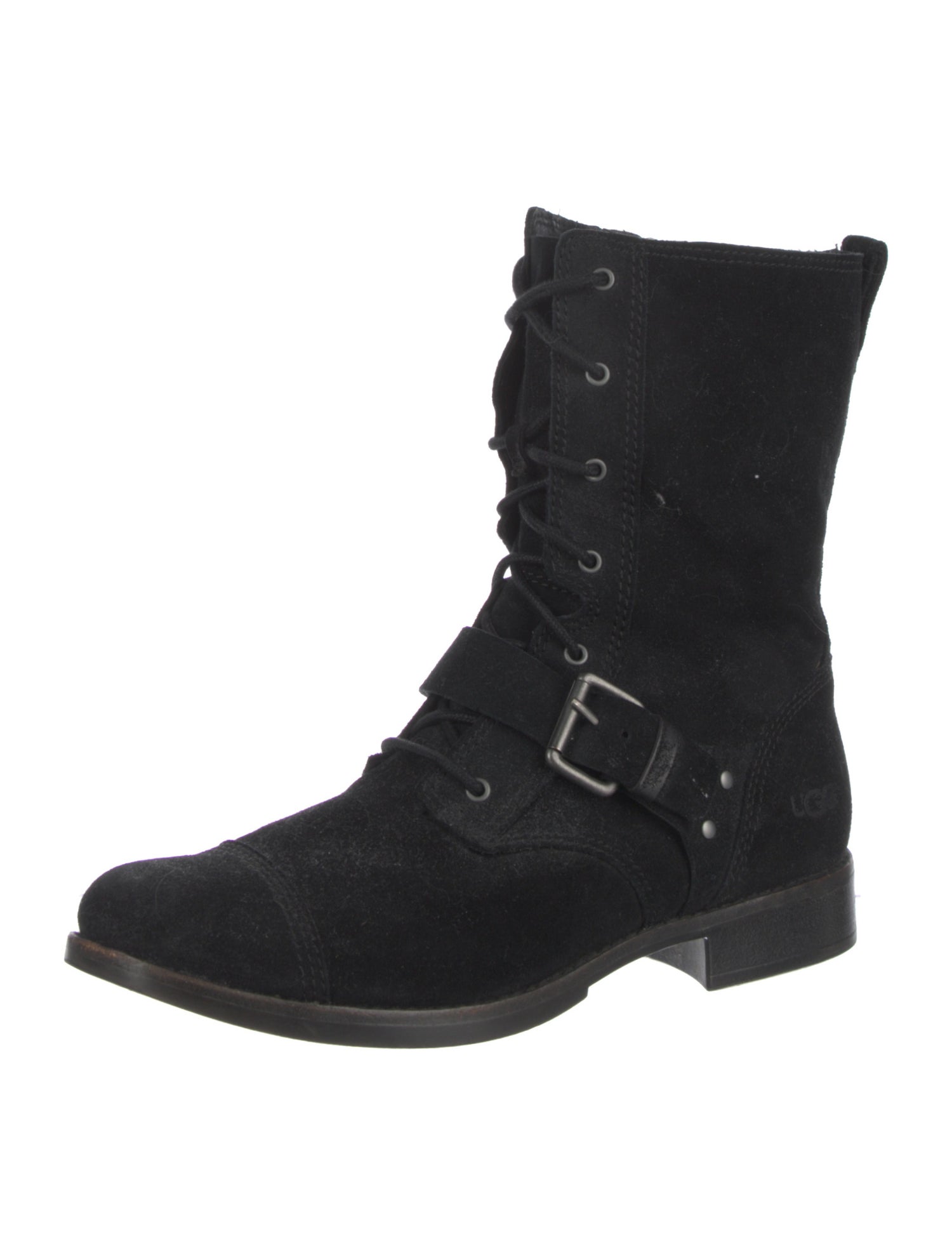 UGG Suede Combat Boots