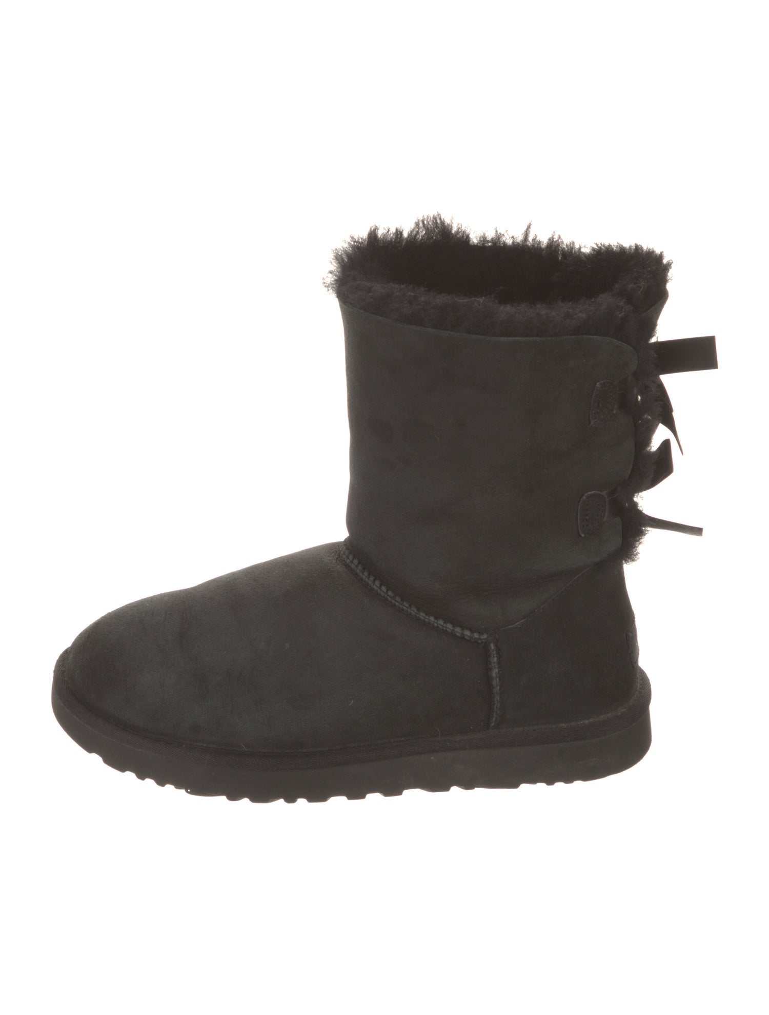 UGG Suede Bow Accents Boots
