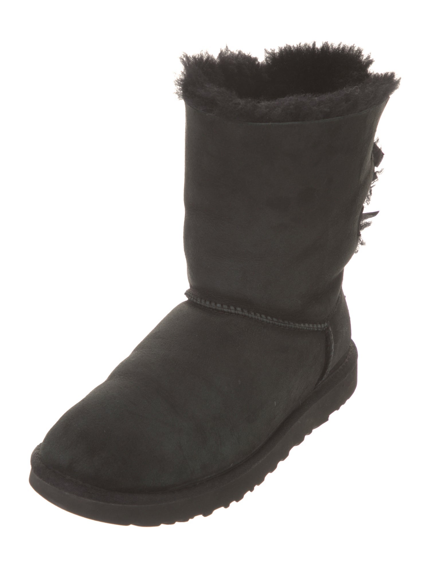 UGG Suede Bow Accents Boots