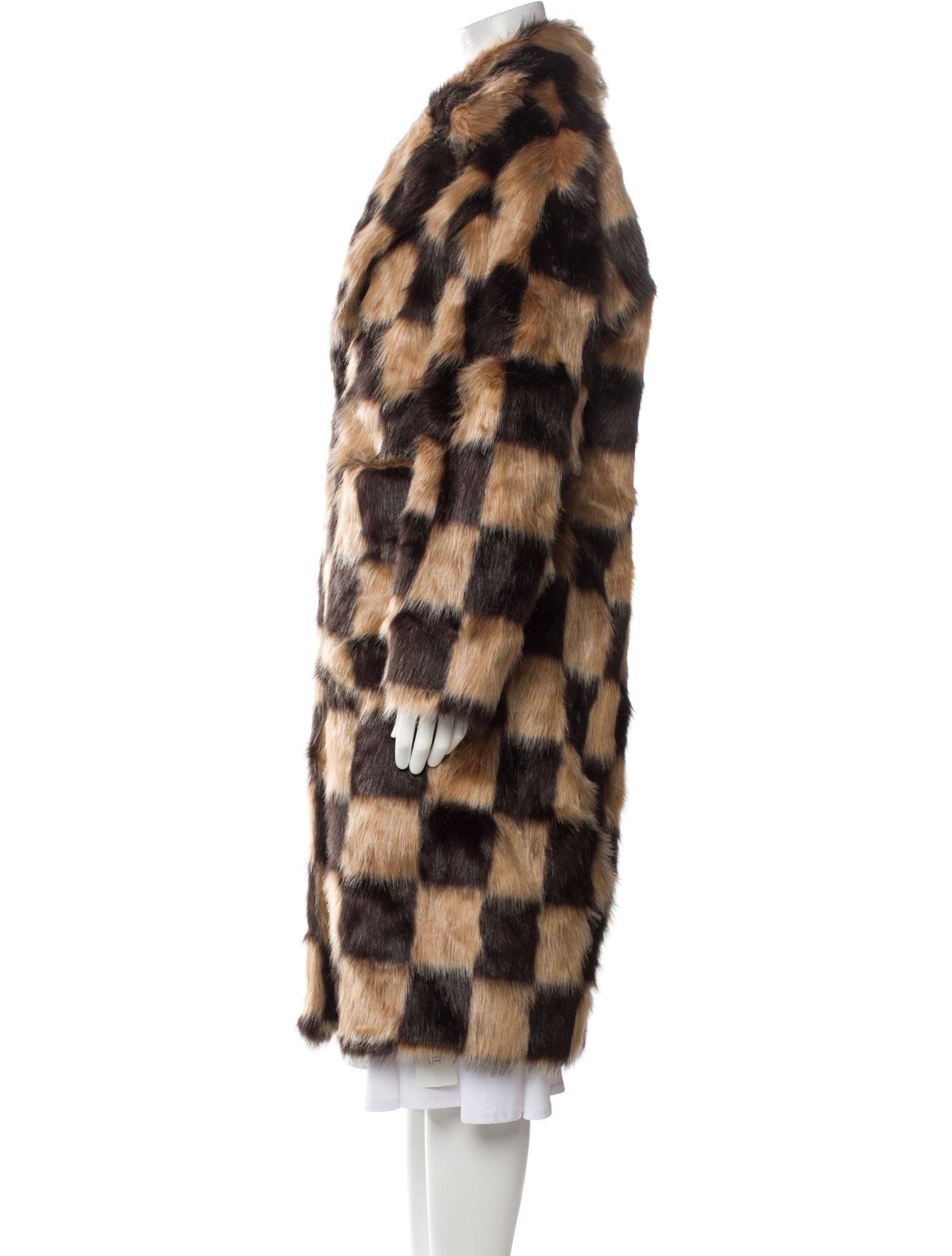 UGG Faux Fur Printed Faux Fur Coat