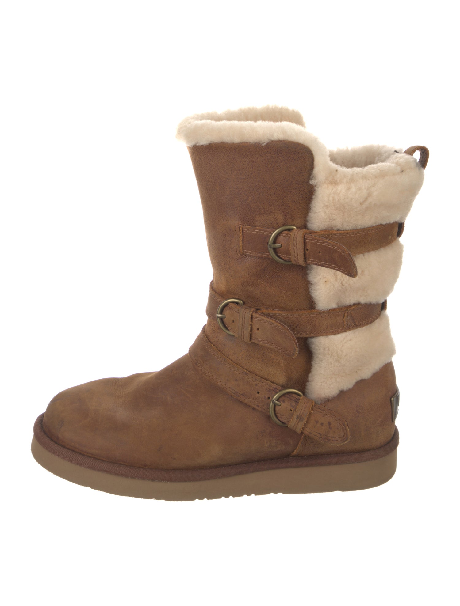 UGG Suede Moto Boots