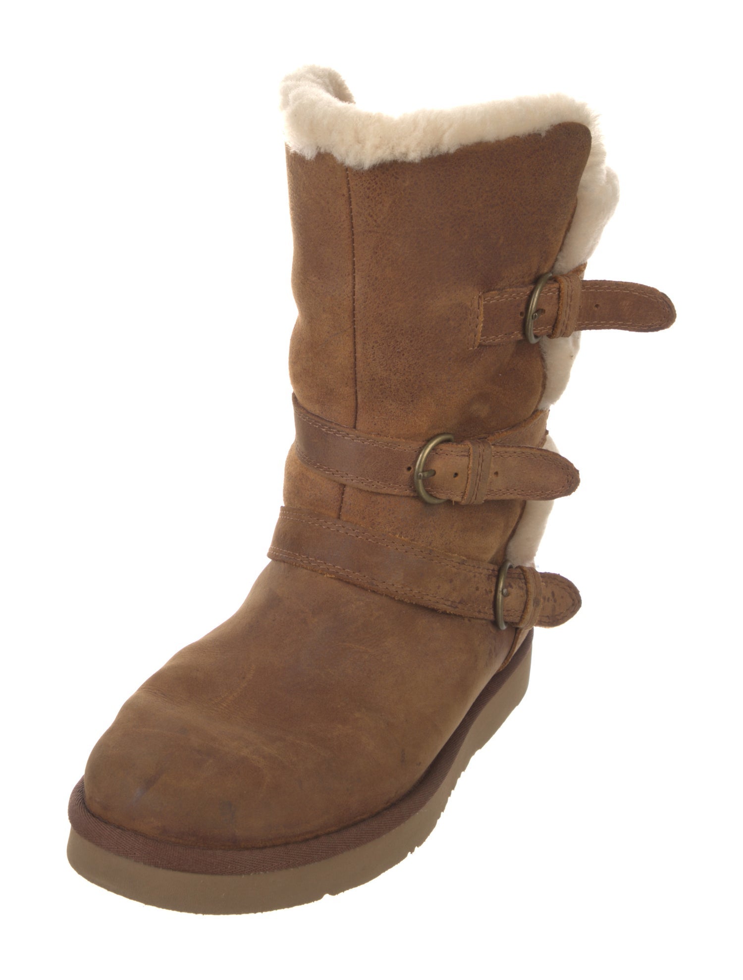 UGG Suede Moto Boots