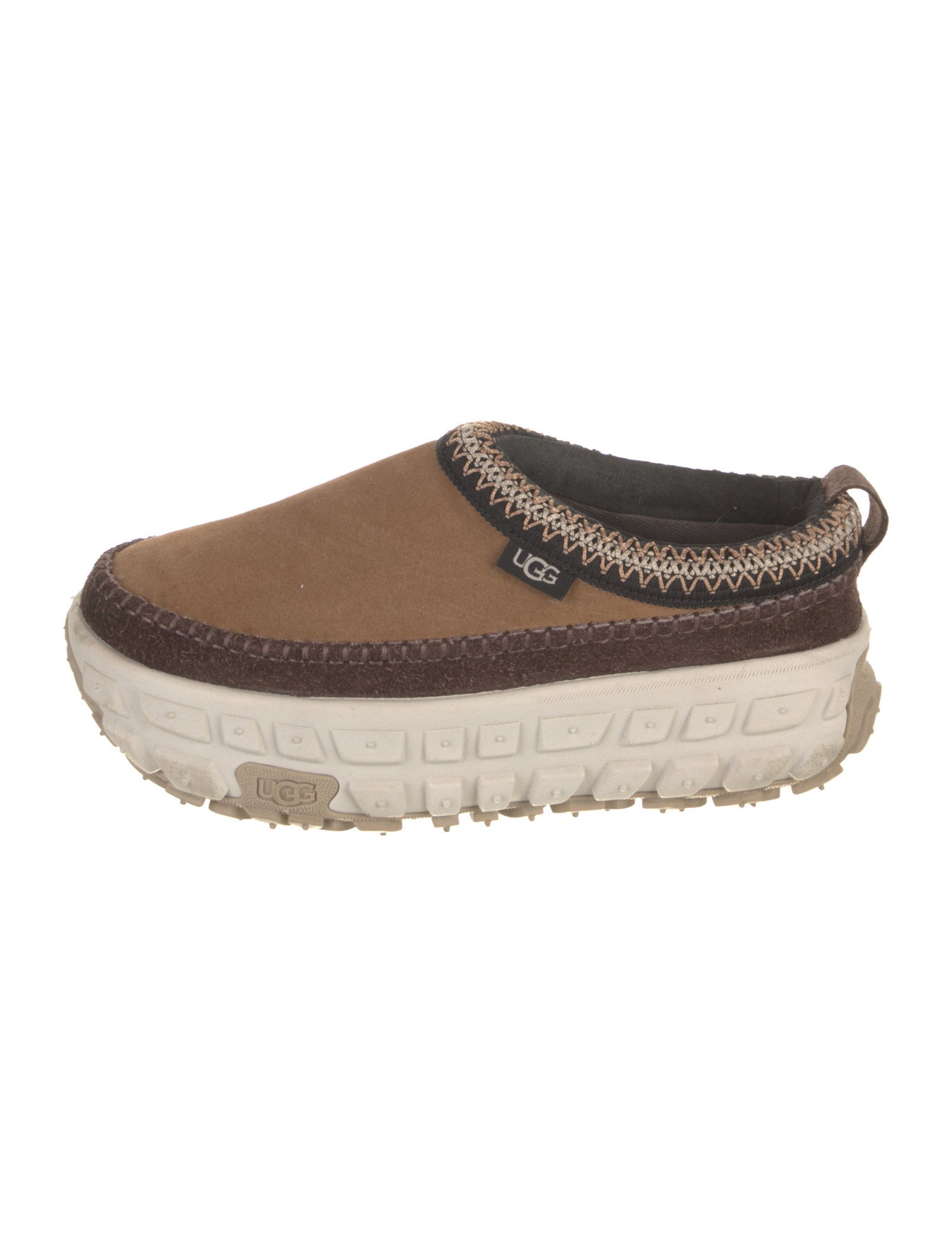 UGG Suede Whipstitch Trim Espadrille Sneakers