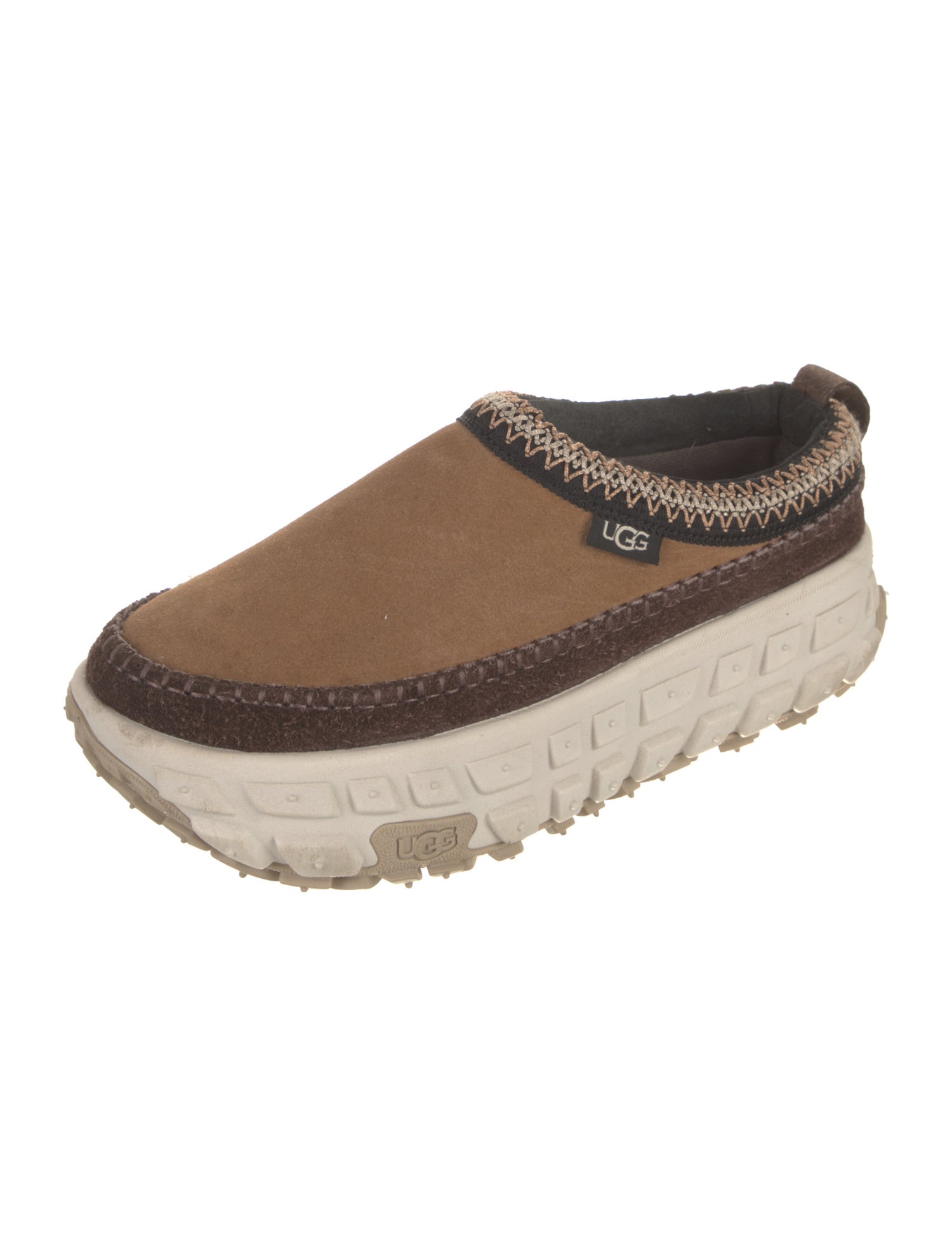 UGG Suede Whipstitch Trim Espadrille Sneakers