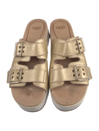 UGG Leather Slides