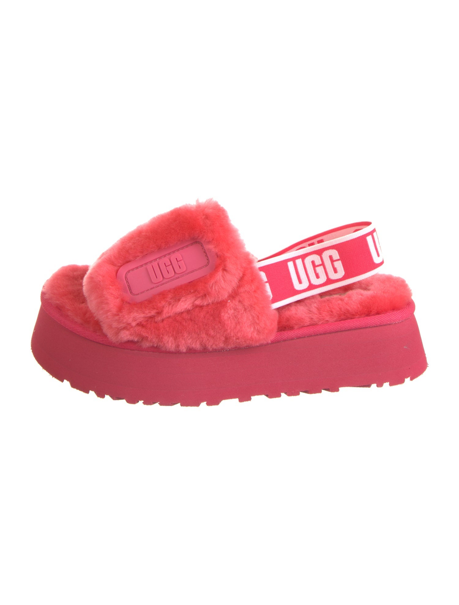 UGG Shearling Slingback Sandals