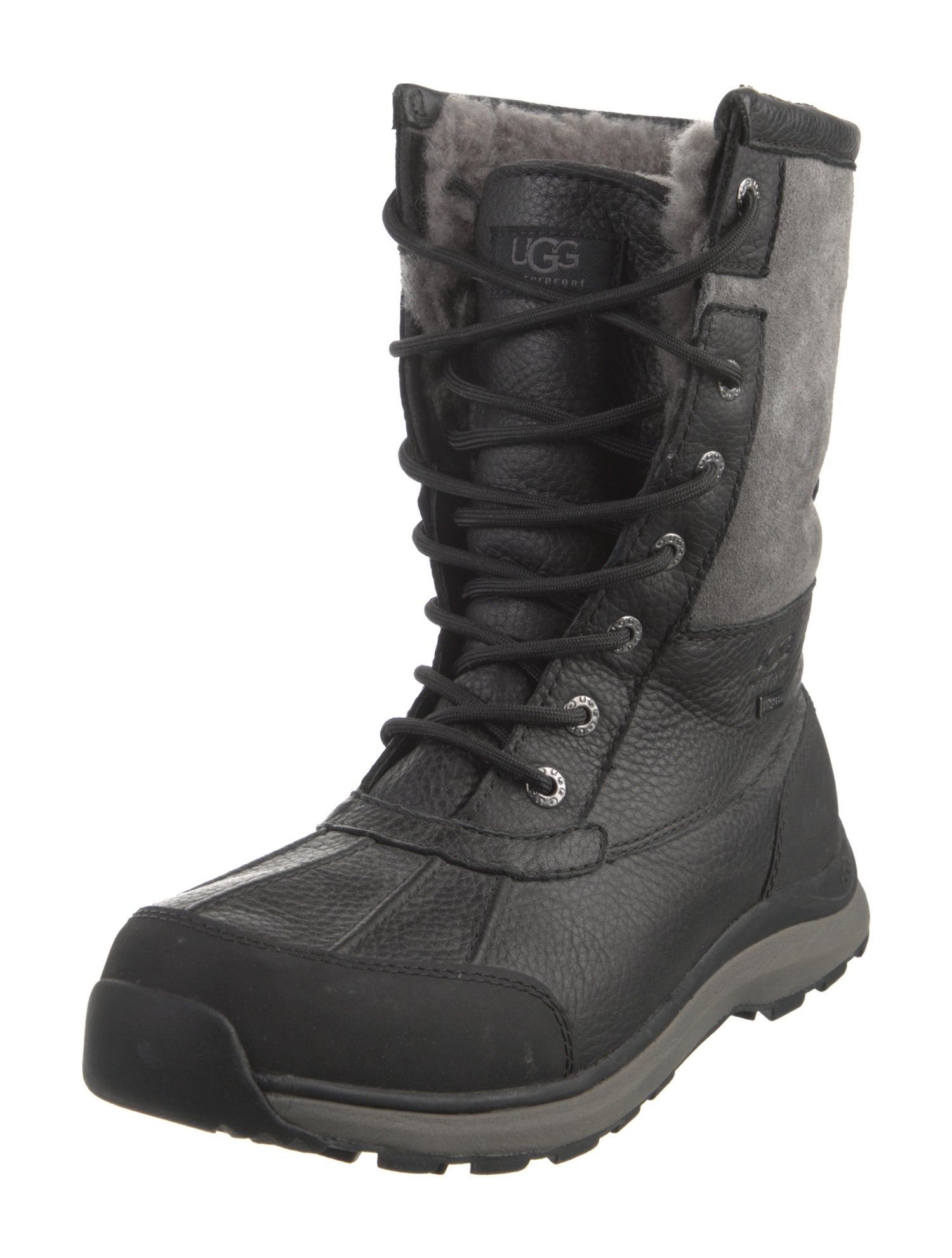 UGG Leather Lace-Up Boots