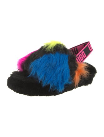 UGG Faux Fur Trim Espadrilles