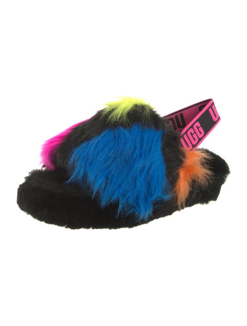 UGG Faux Fur Trim Espadrilles