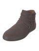 UGG Suede Braided Accents Lace-Up Boots