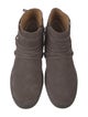 UGG Suede Braided Accents Lace-Up Boots