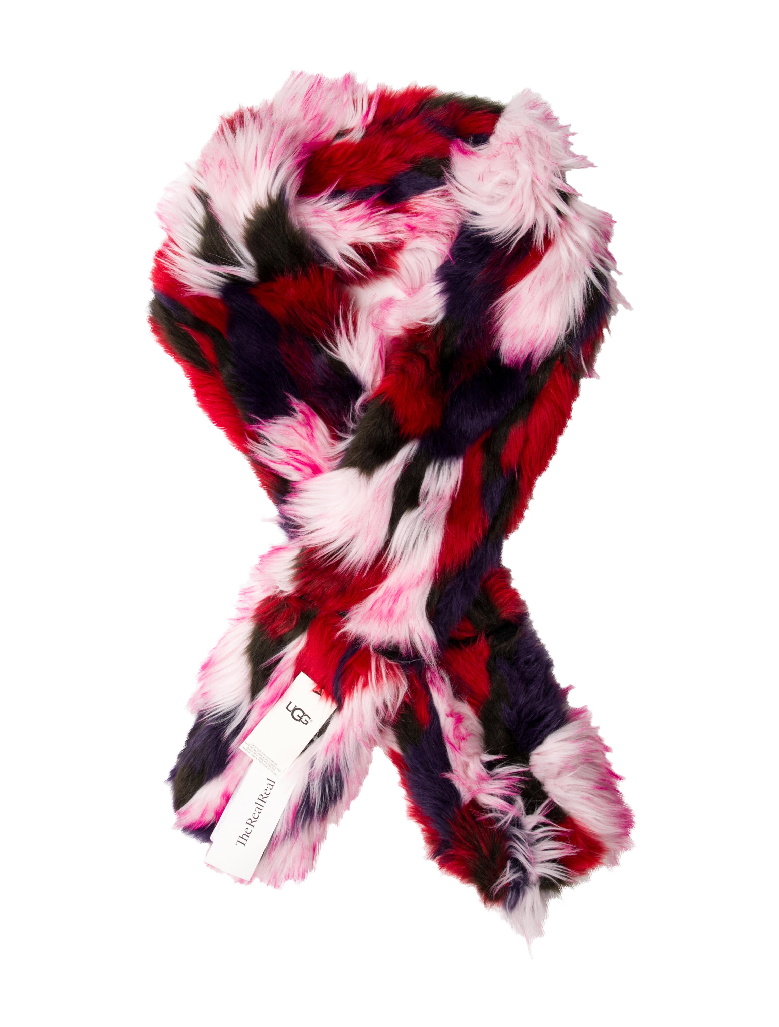 UGG Acrylic Colorblock Pattern Scarf w/ Tags