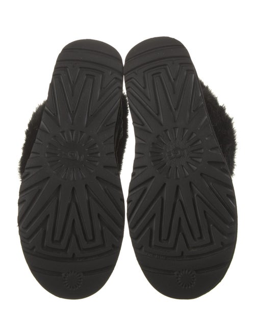 UGG Suede Faux Fur Trim Boots