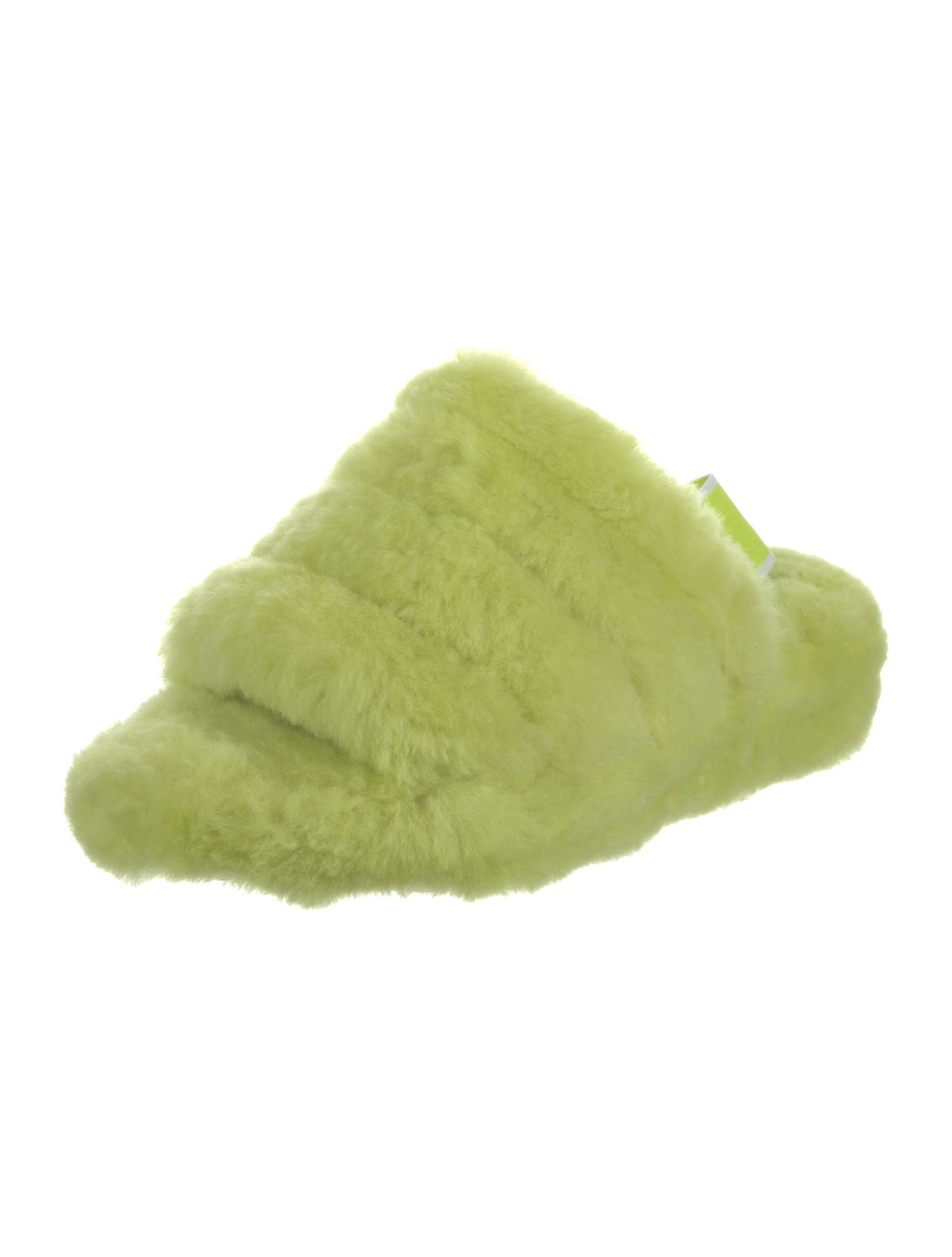 UGG Fur Fur Trim Slingback Sandals