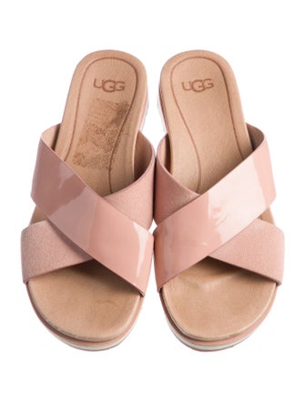 UGG Leather Slides