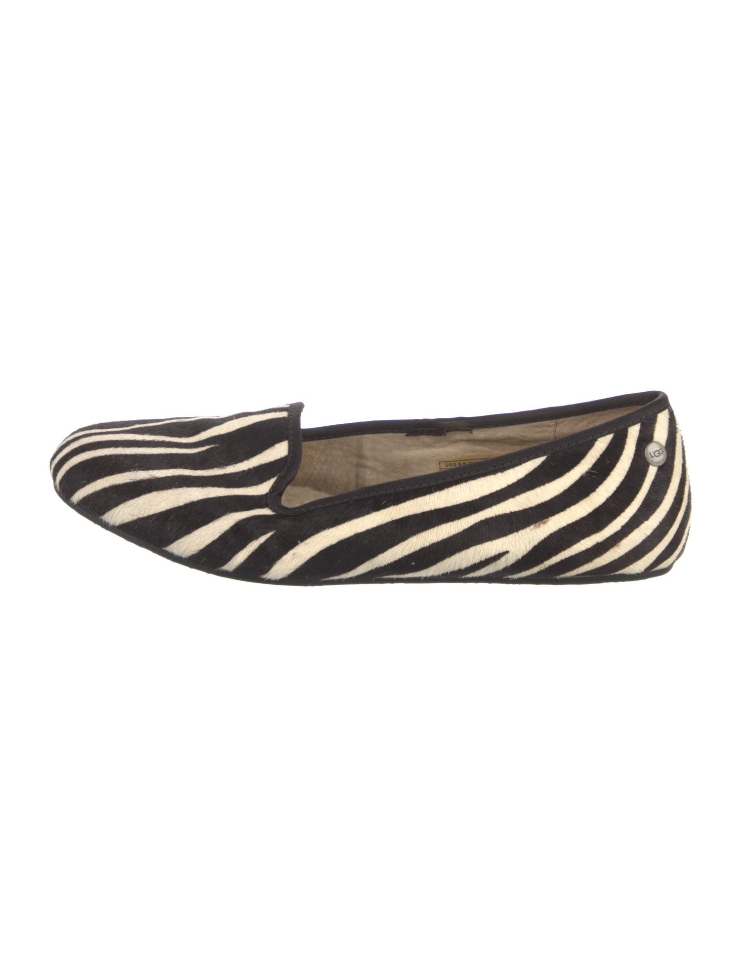 UGG Ponyhair Animal Print Ballet Flats