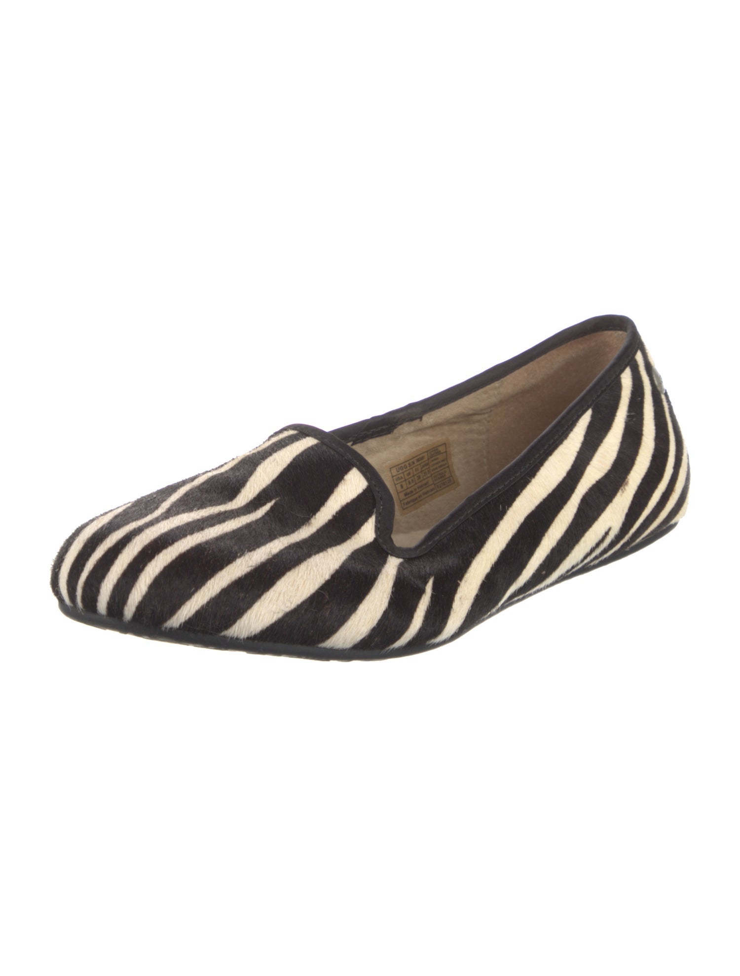 UGG Ponyhair Animal Print Ballet Flats