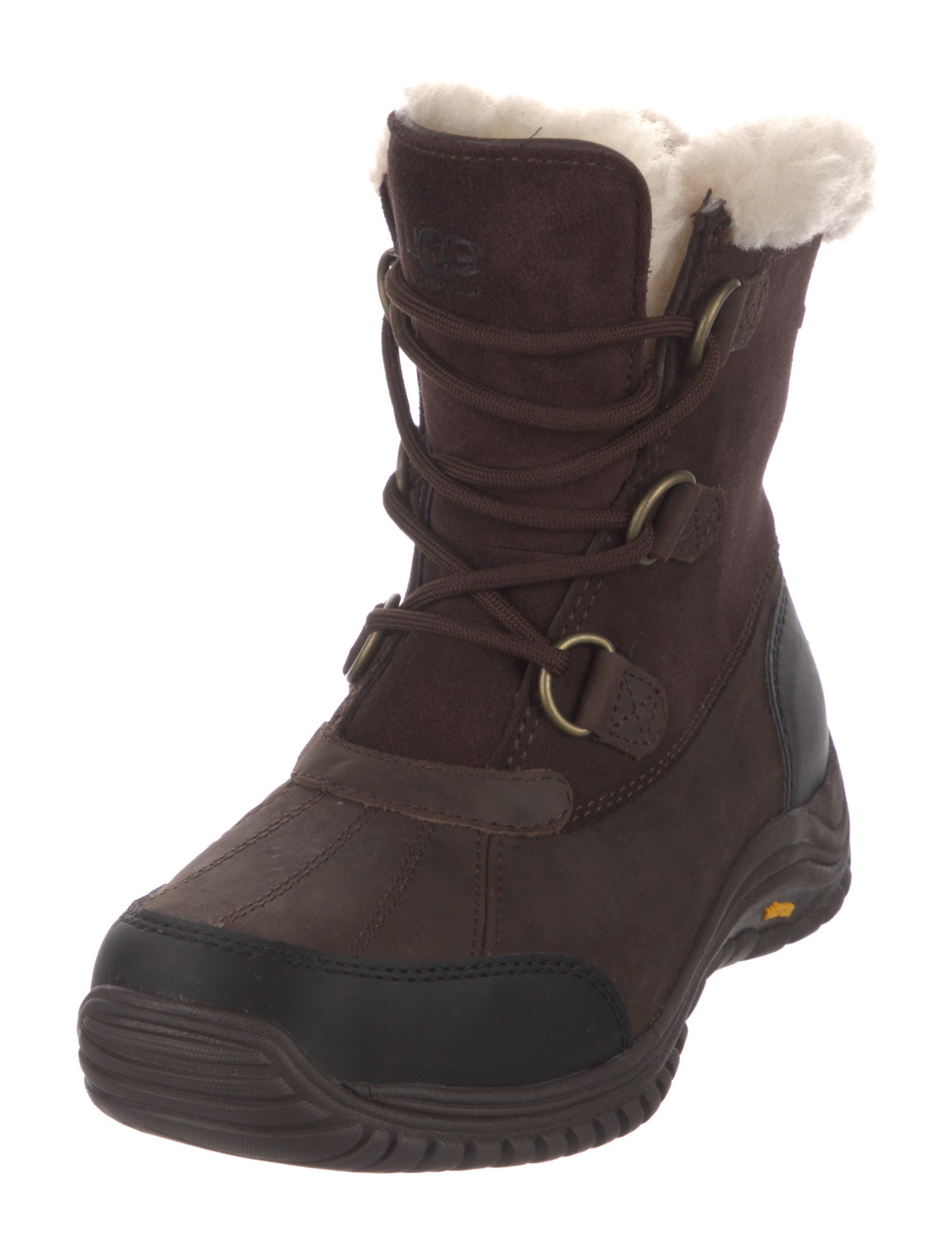 UGG Suede Lace-Up Boots