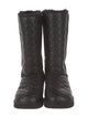 UGG Quilted Pattern Leather Boots