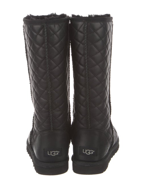 UGG Quilted Pattern Leather Boots