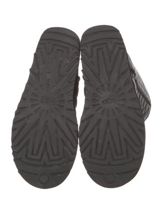 UGG Quilted Pattern Leather Boots