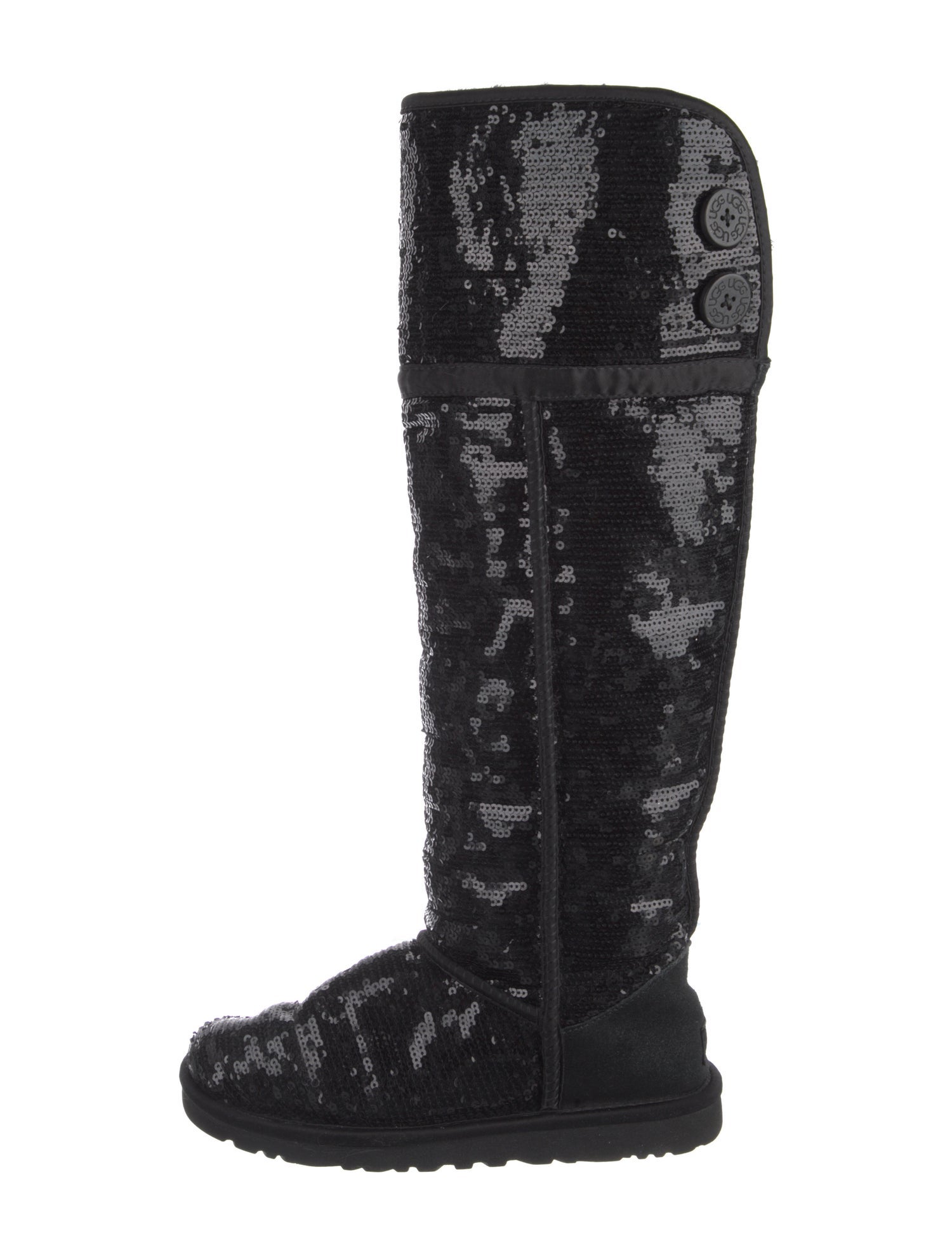 UGG Sequins Combat Boots