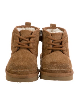 UGG Boys' Suede Shearling-lined Boot