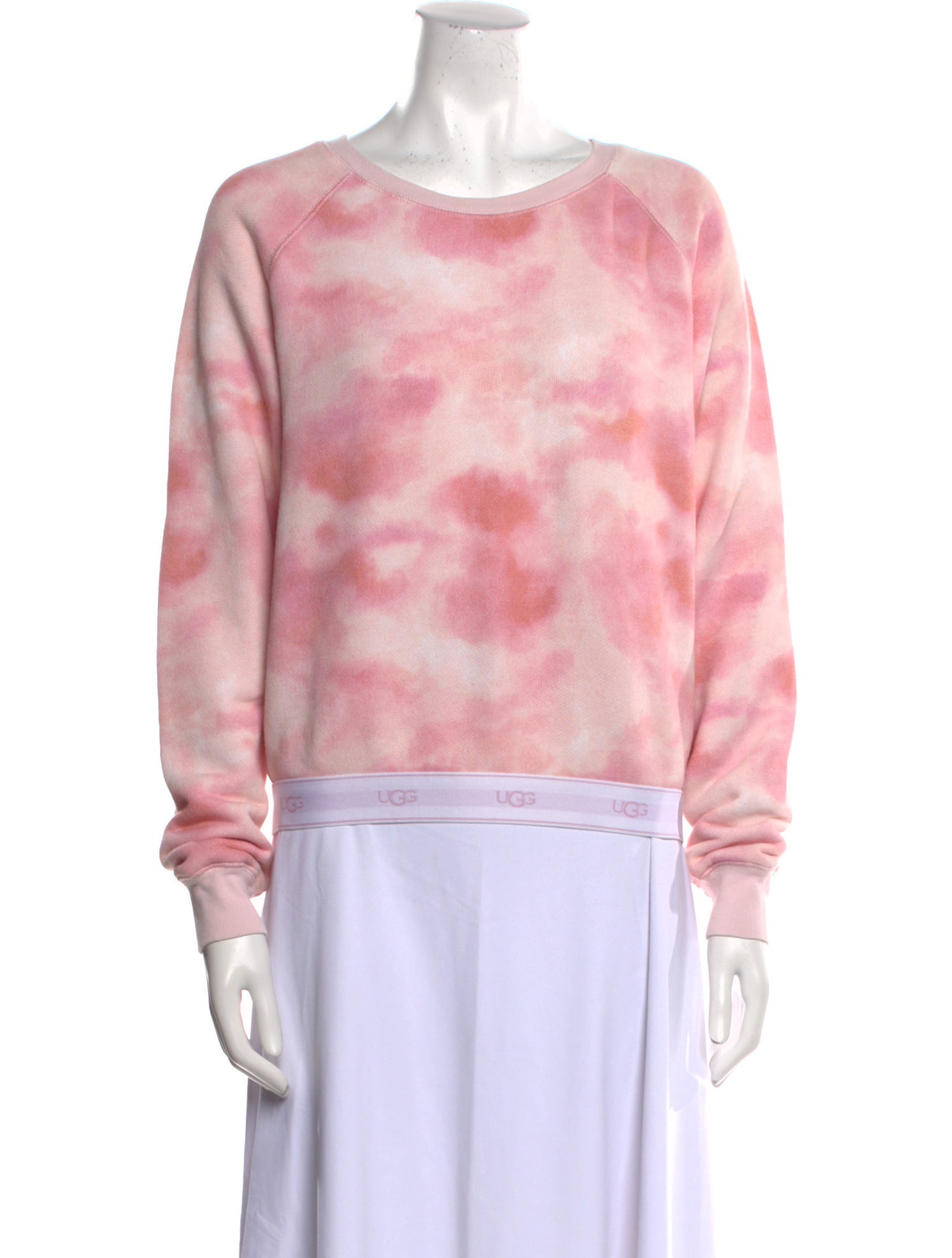 UGG Tie-Dye Print Scoop Neck Sweatshirt