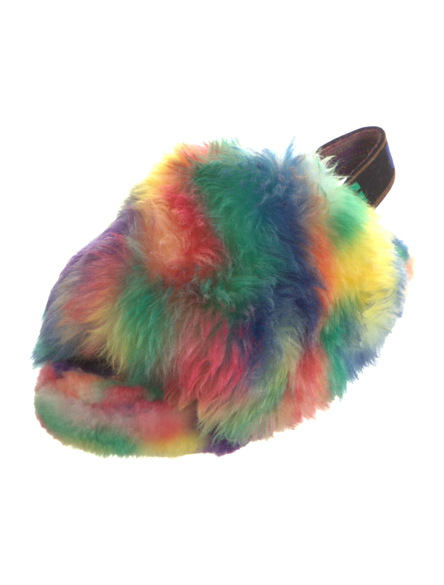 UGG Faux Fur Printed Sandals