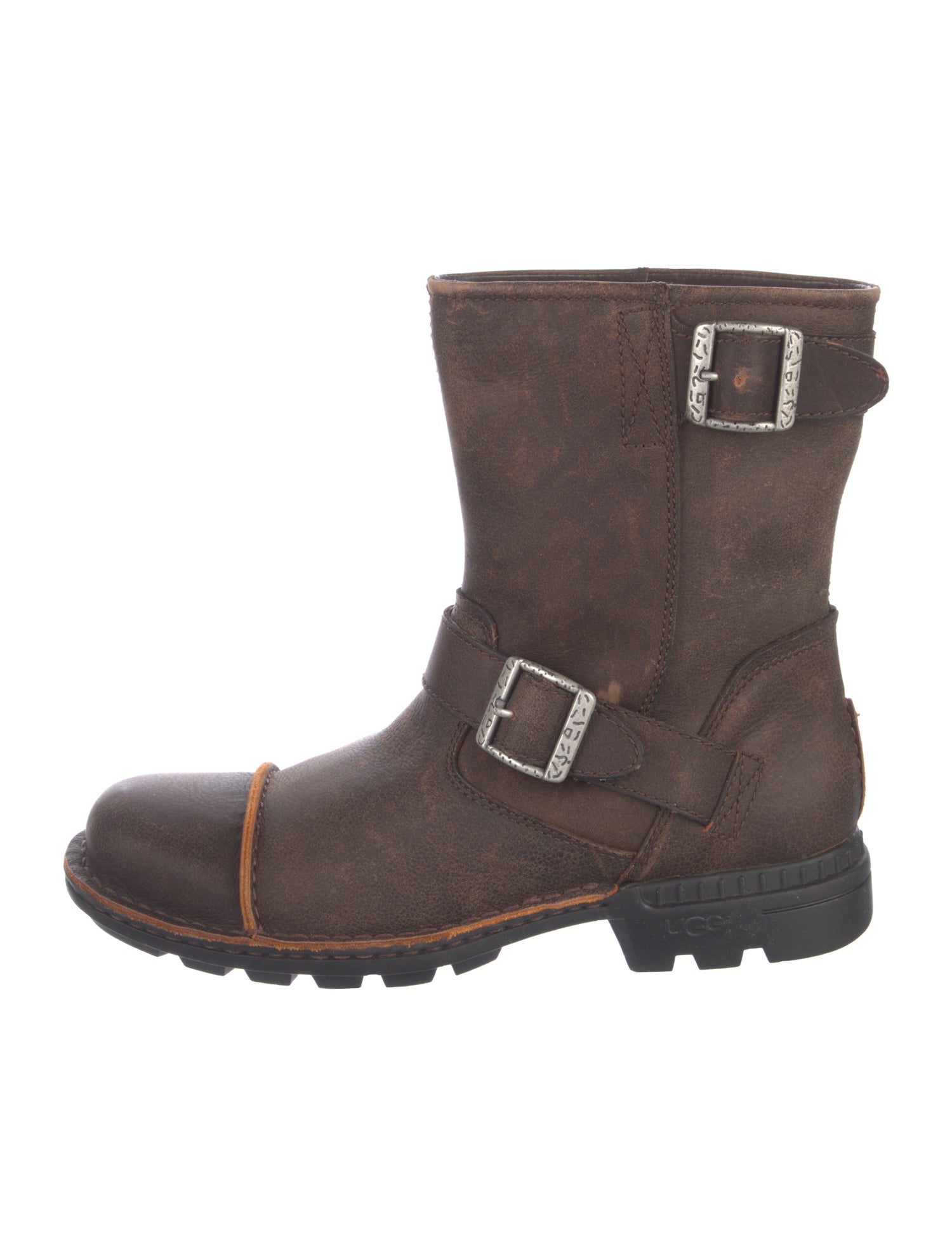 UGG Leather Moto Boots
