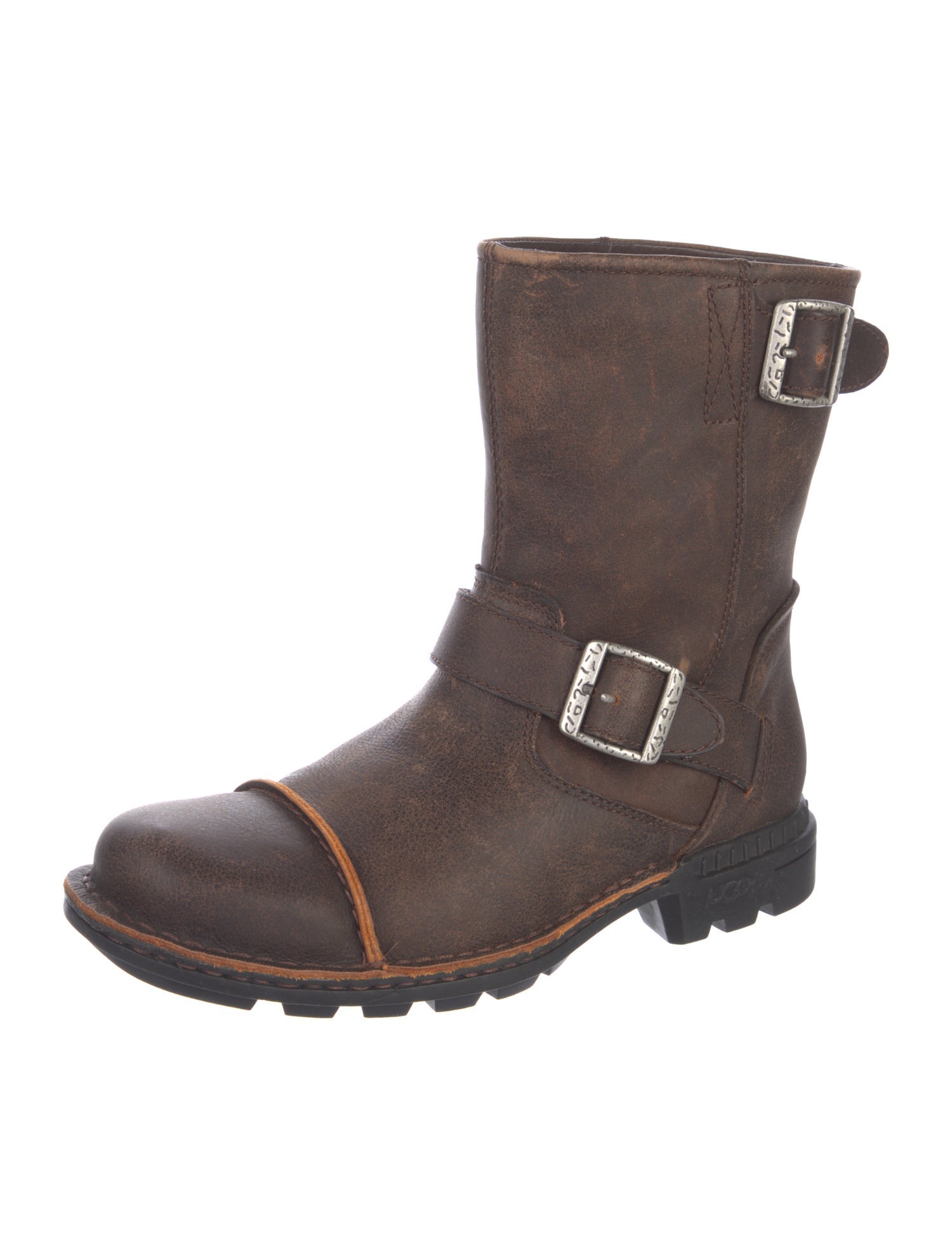 UGG Leather Moto Boots