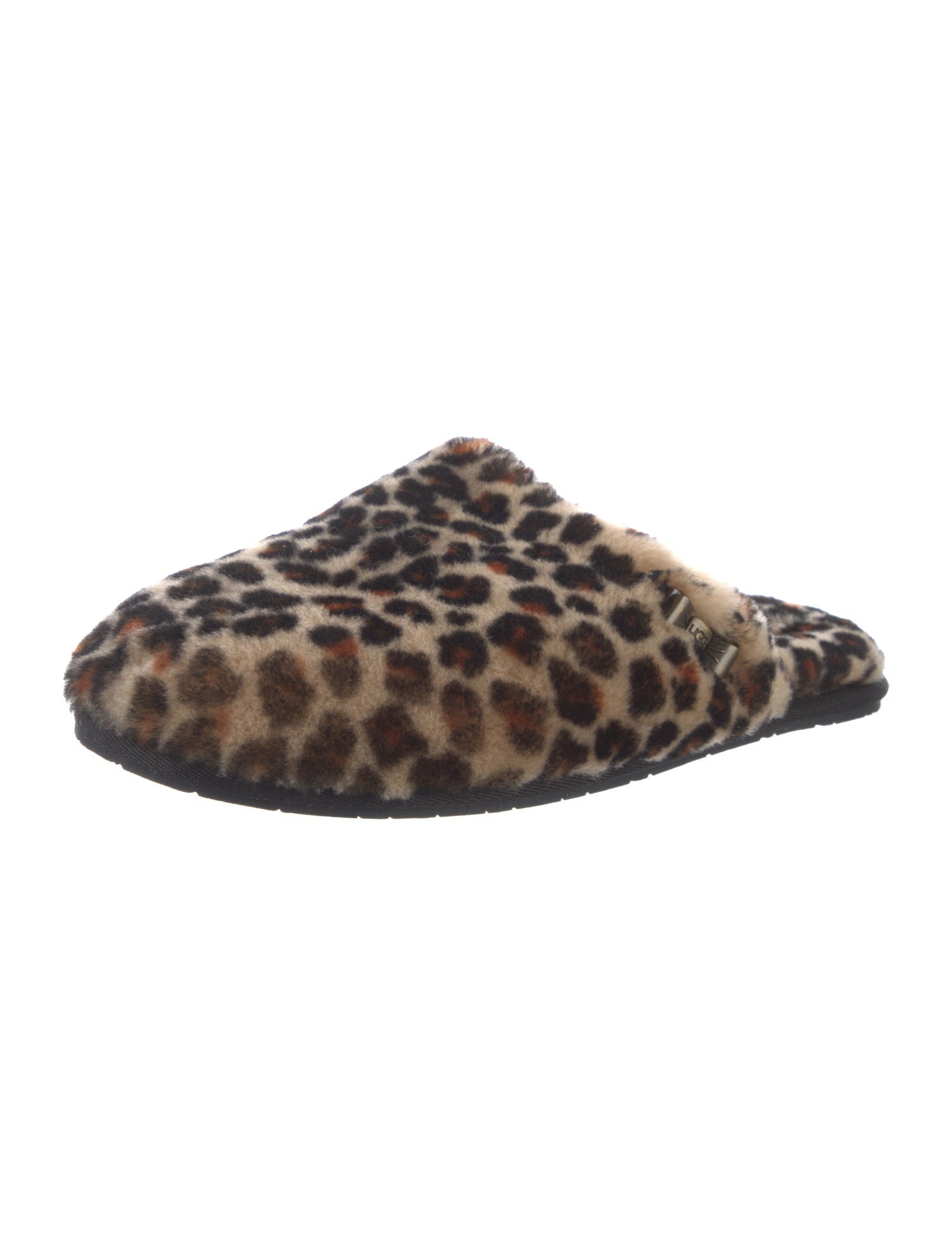 UGG Fur Printed Mules