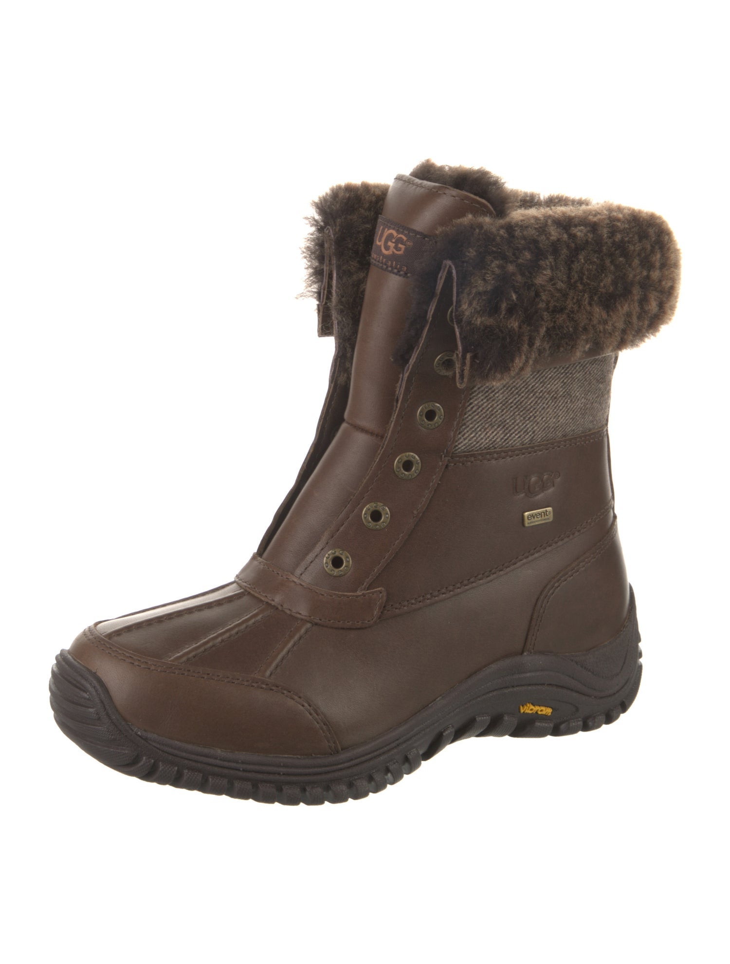 UGG Leather Lace-Up Boots w/ Tags