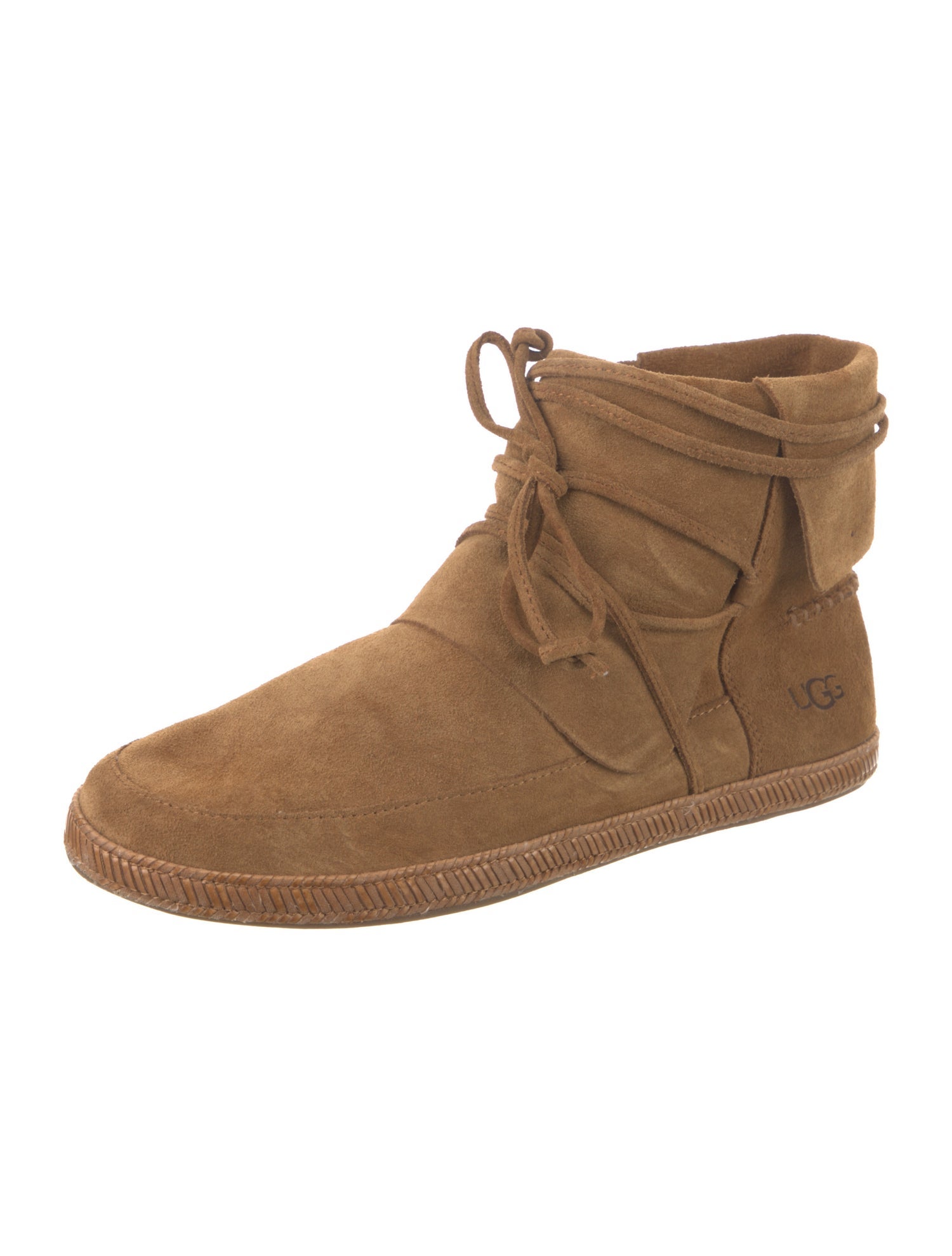 UGG Suede Lace-Up Boots