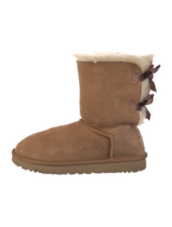 UGG Suede Bow Accents Boots